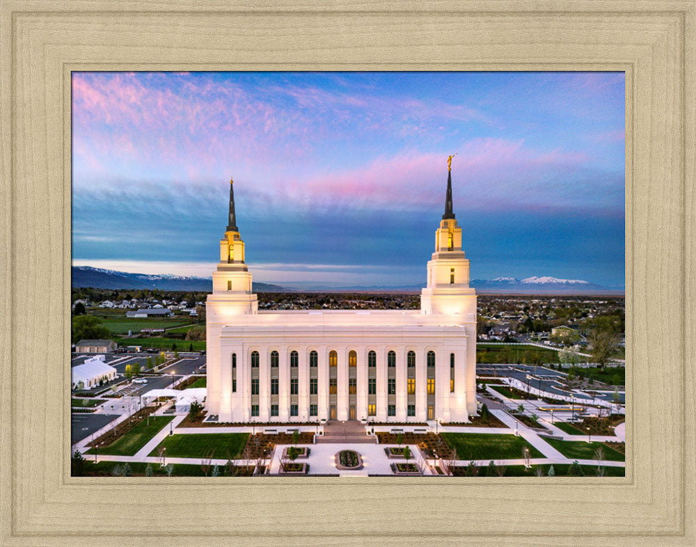 Layton Utah Temple - Dusk