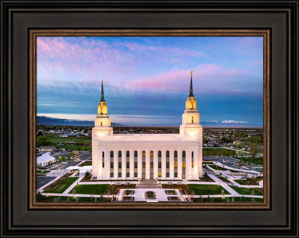 Layton Utah Temple - Dusk