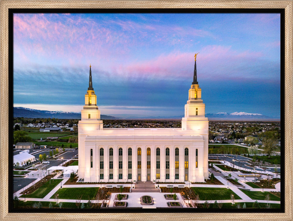 Layton Utah Temple - Dusk