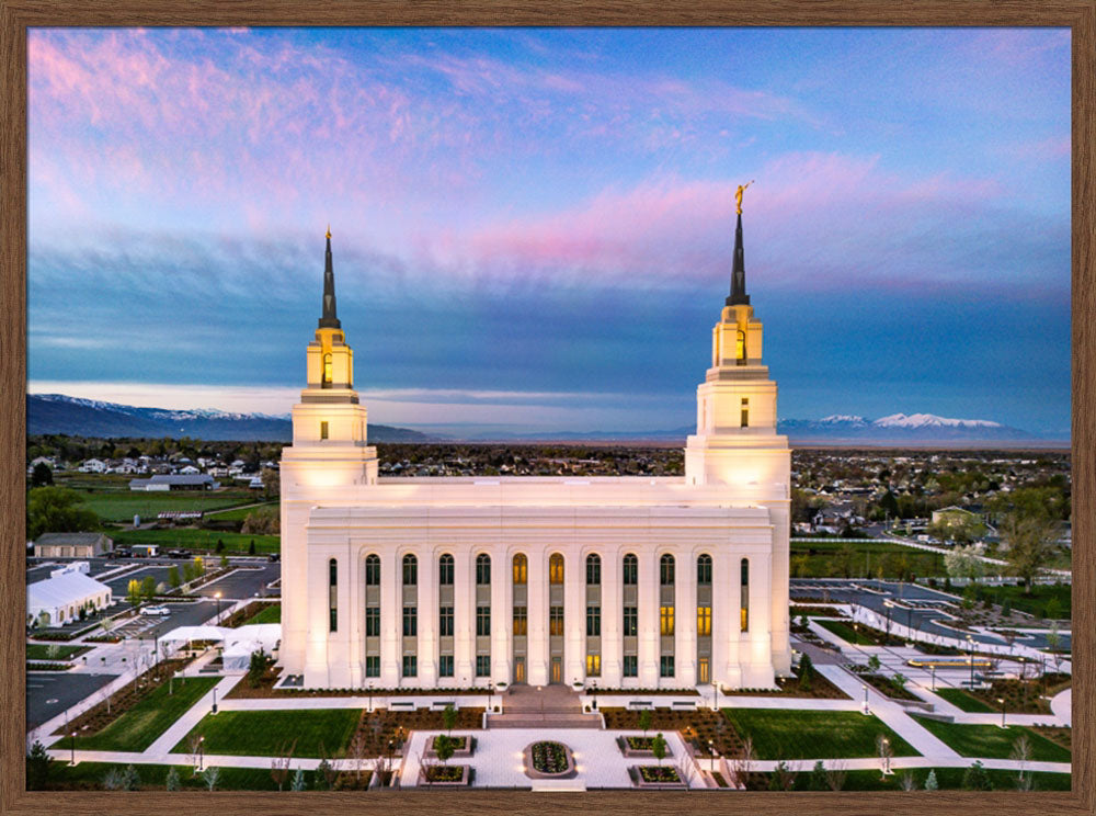 Layton Utah Temple - Dusk