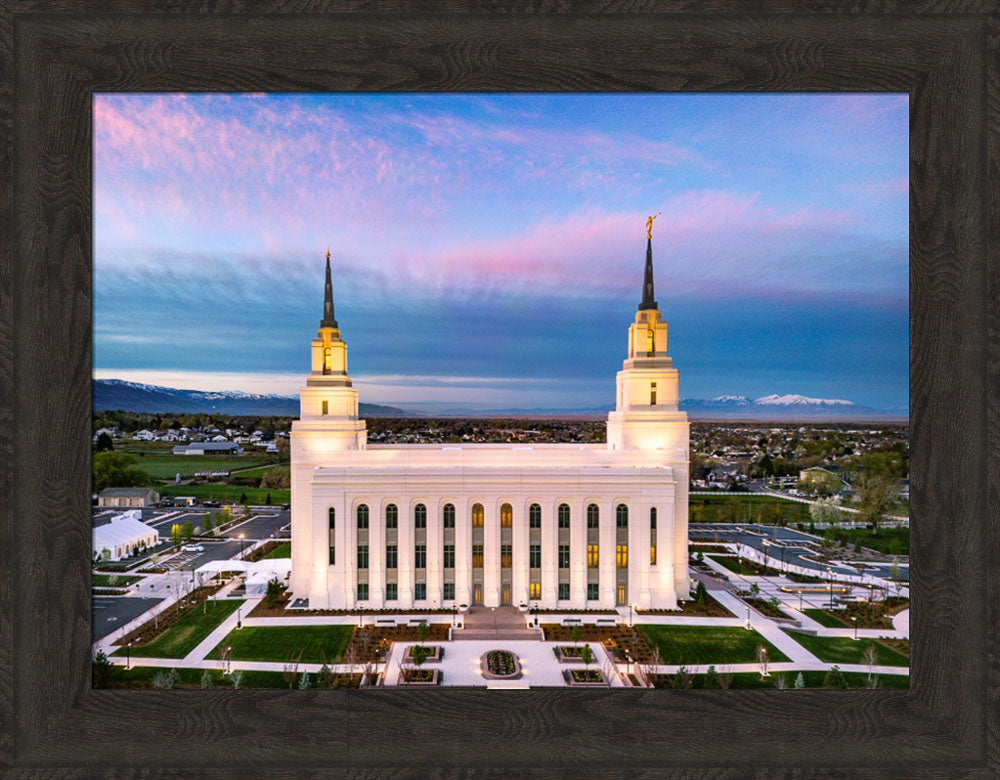 Layton Utah Temple - Dusk
