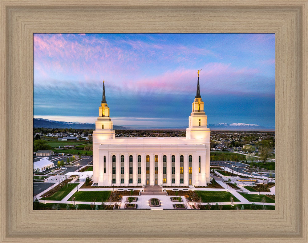 Layton Utah Temple - Dusk
