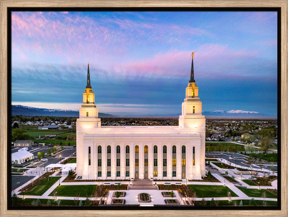 Layton Utah Temple - Dusk