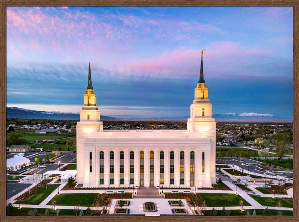 Layton Utah Temple - Dusk