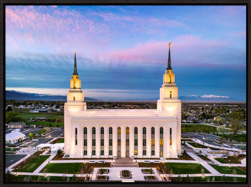Layton Utah Temple - Dusk