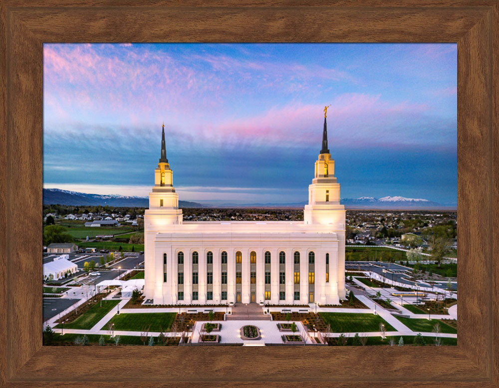 Layton Utah Temple - Dusk