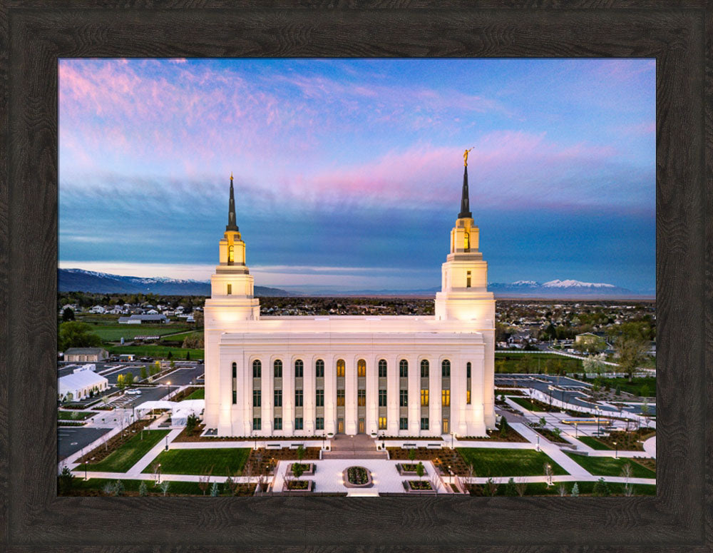 Layton Utah Temple - Dusk