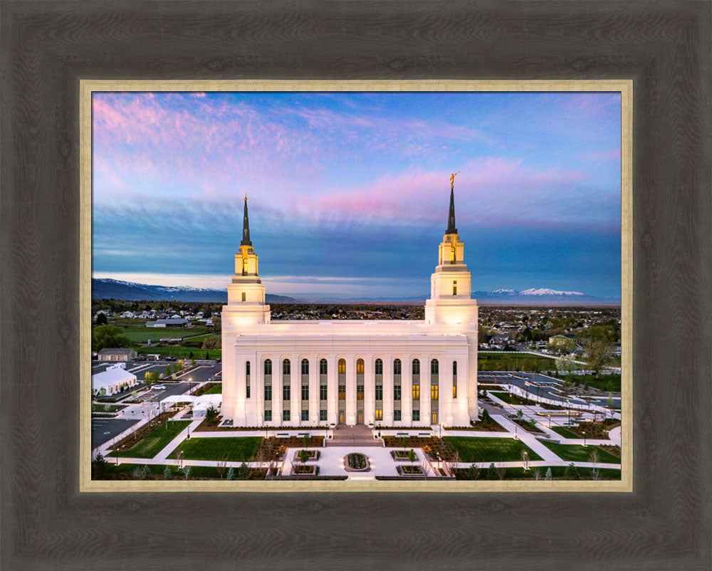 Layton Utah Temple - Dusk