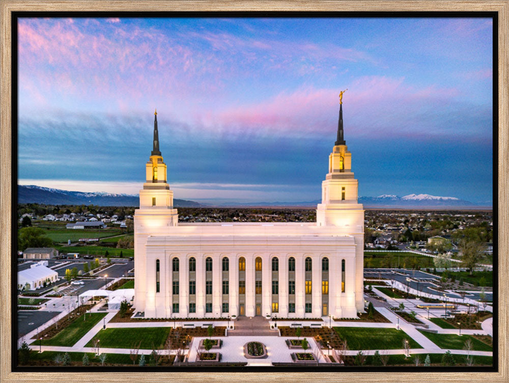Layton Utah Temple - Dusk