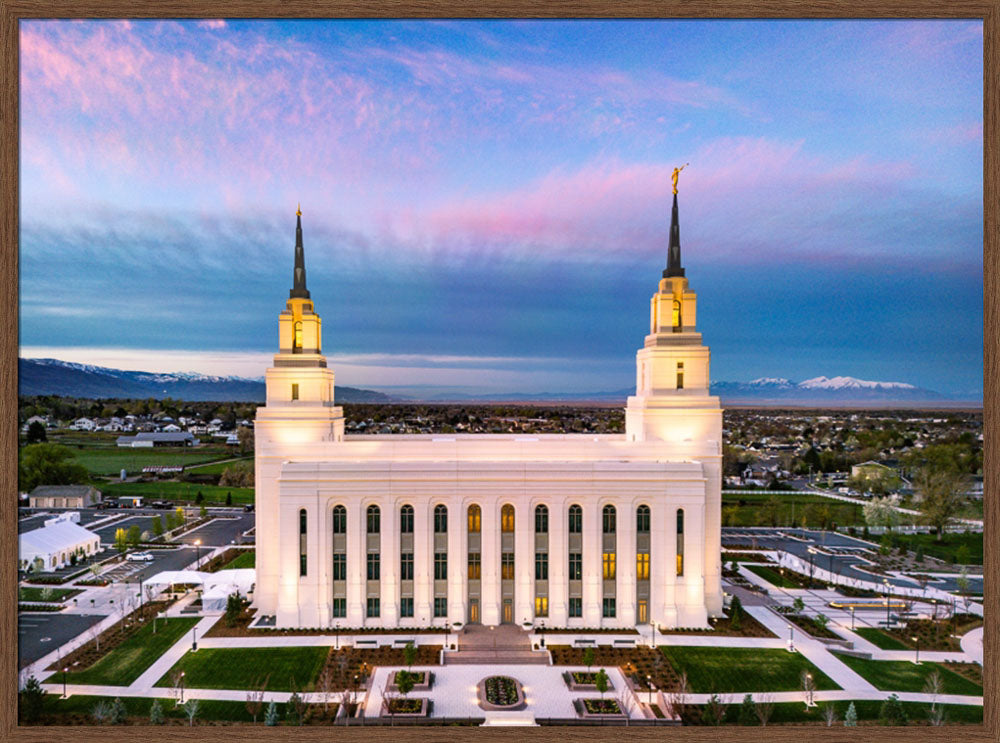 Layton Utah Temple - Dusk