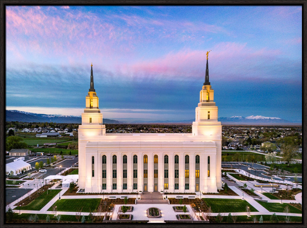 Layton Utah Temple - Dusk