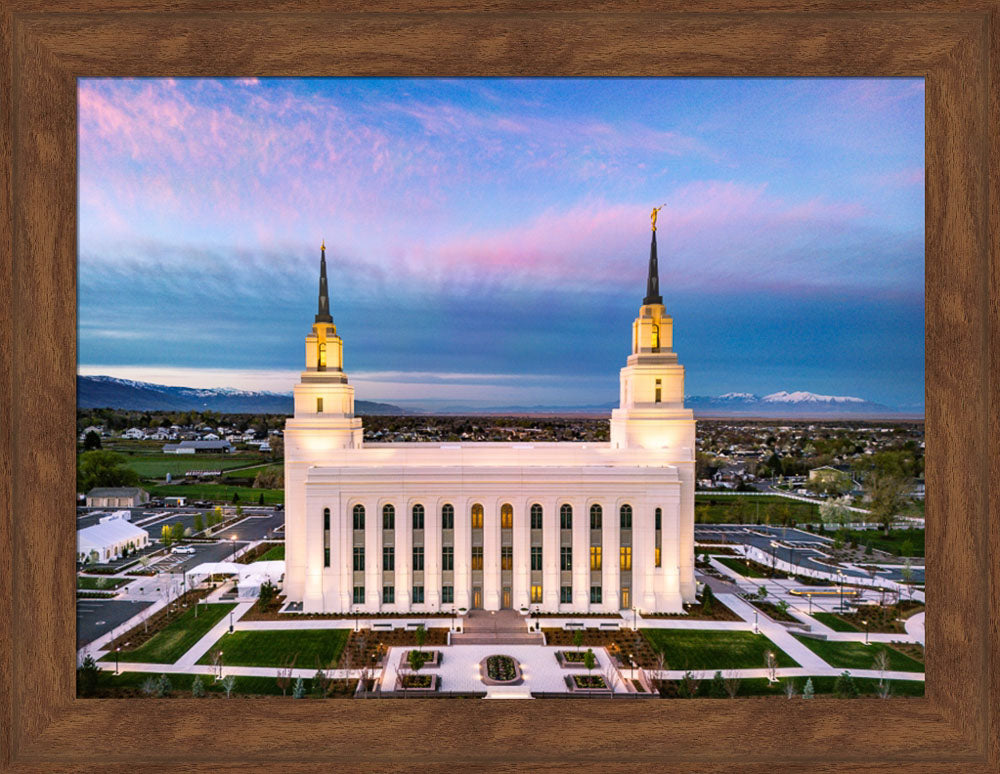 Layton Utah Temple - Dusk