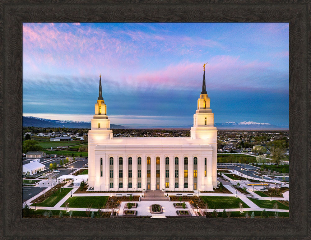 Layton Utah Temple - Dusk