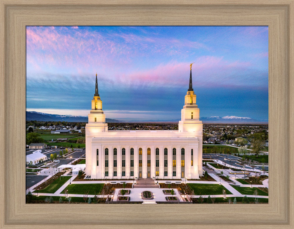 Layton Utah Temple - Dusk
