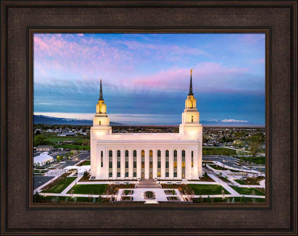 Layton Utah Temple - Dusk