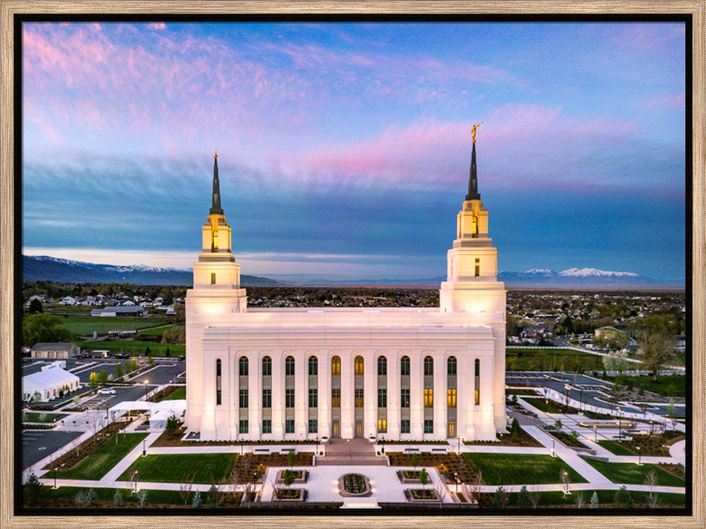 Layton Utah Temple - Dusk
