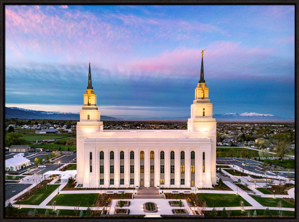 Layton Utah Temple - Dusk