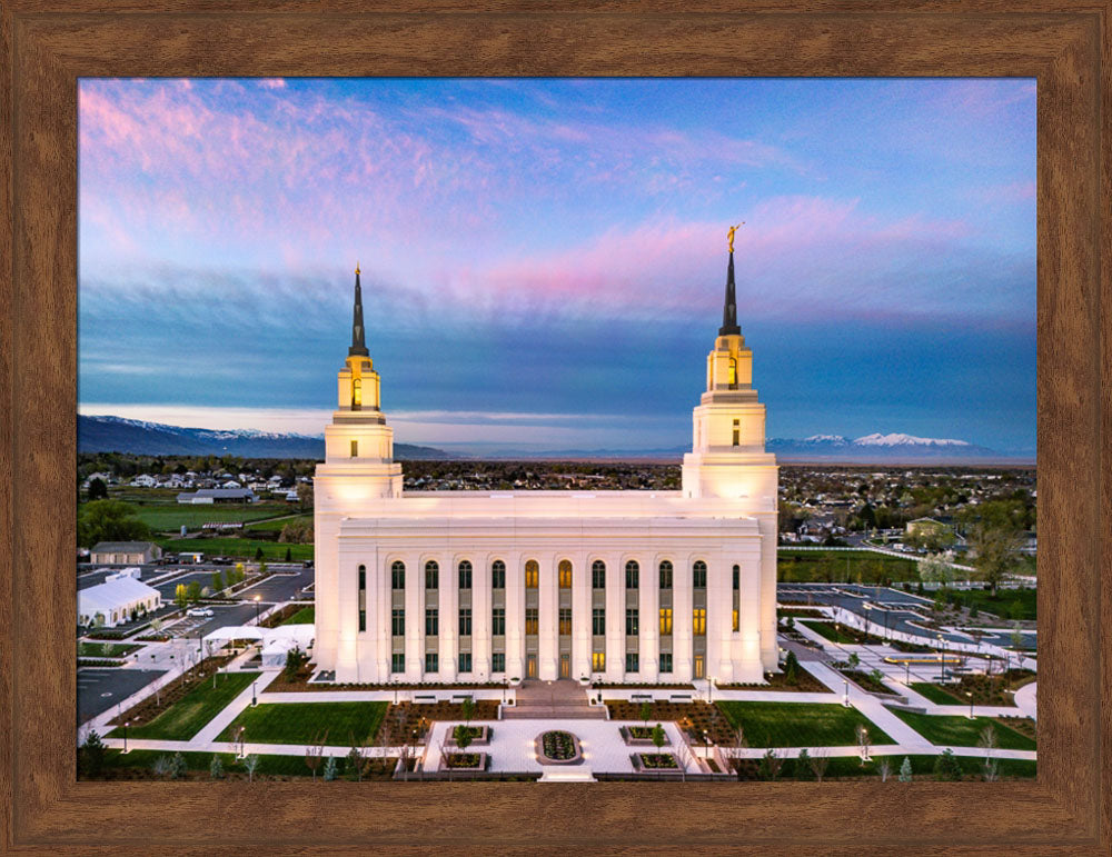 Layton Utah Temple - Dusk