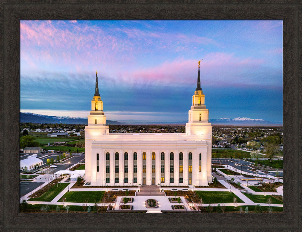 Layton Utah Temple - Dusk