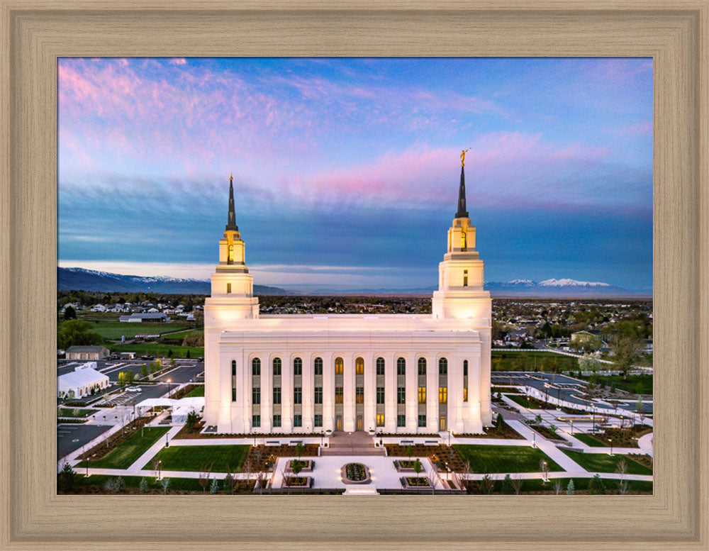 Layton Utah Temple - Dusk