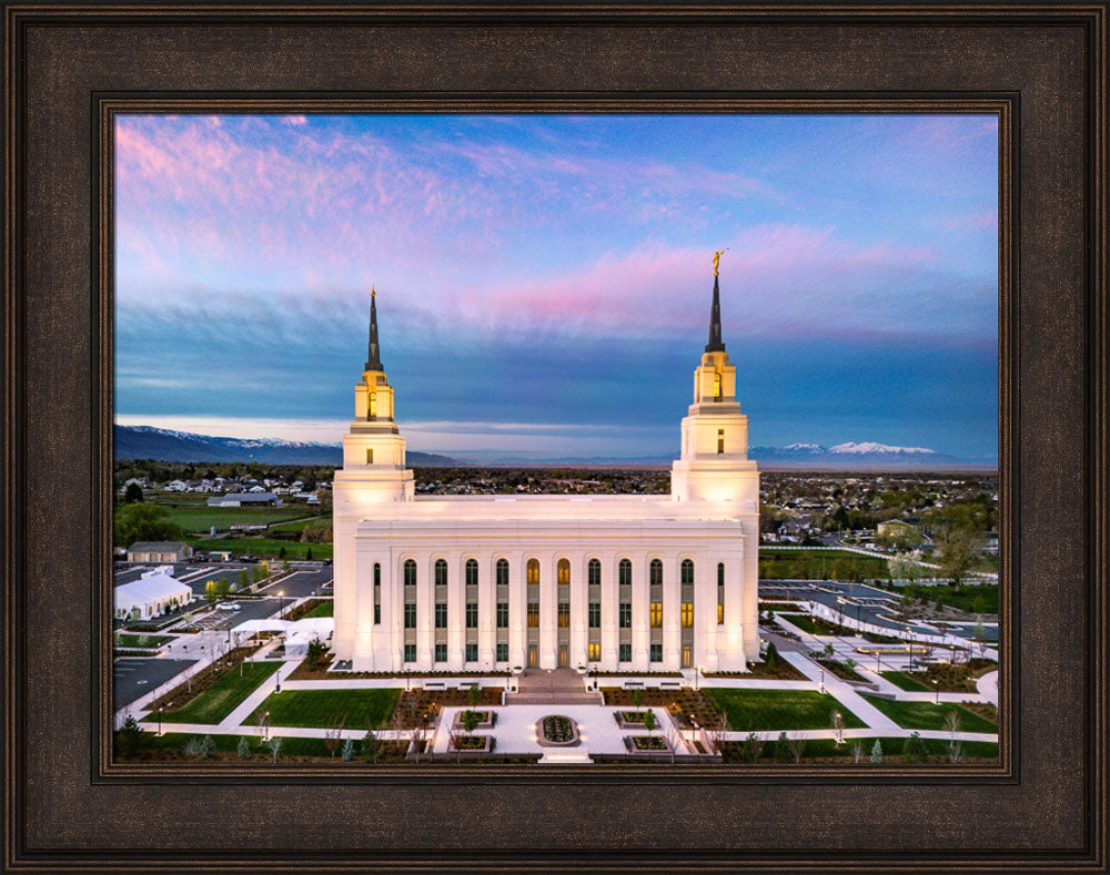 Layton Utah Temple - Dusk