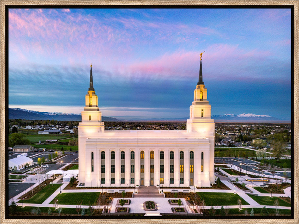 Layton Utah Temple - Dusk
