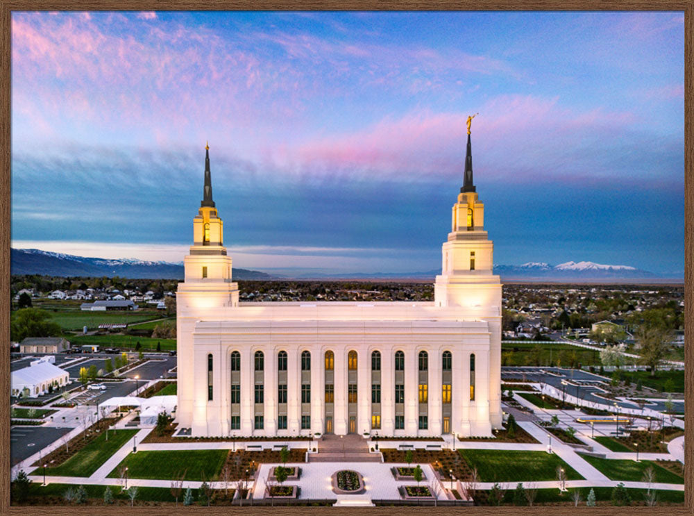 Layton Utah Temple - Dusk