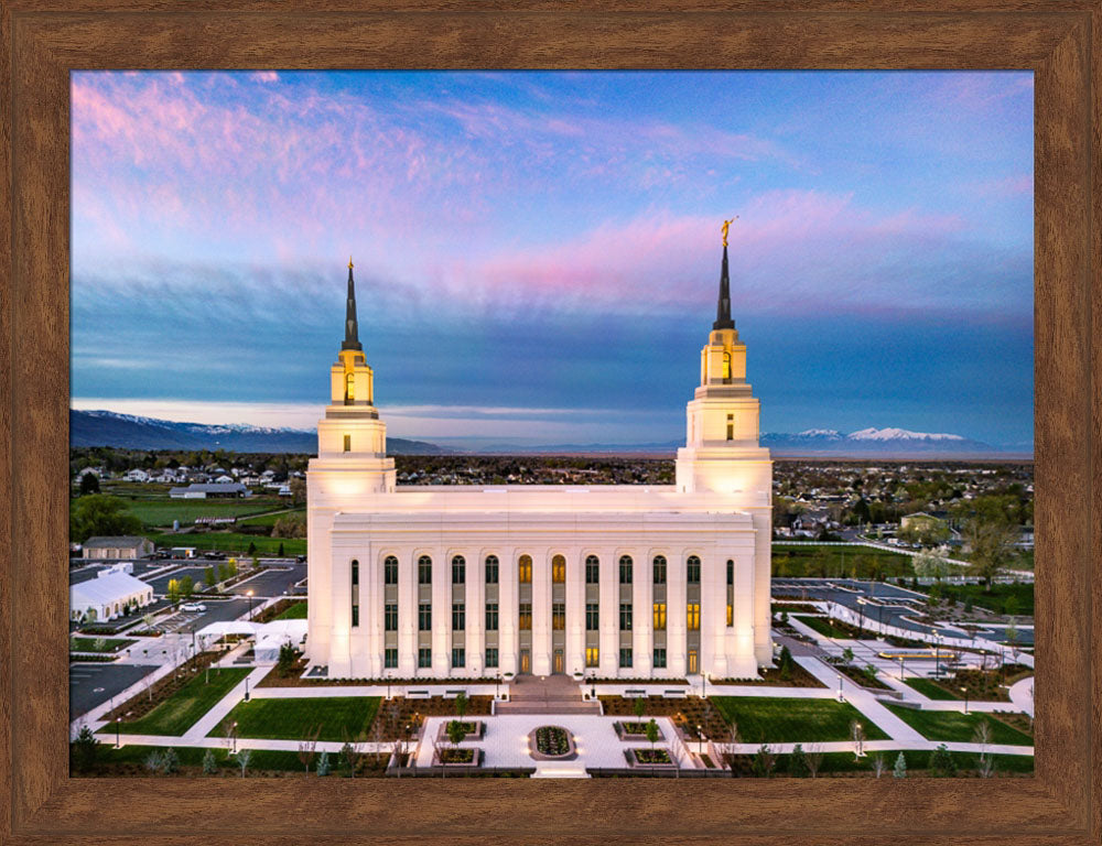 Layton Utah Temple - Dusk