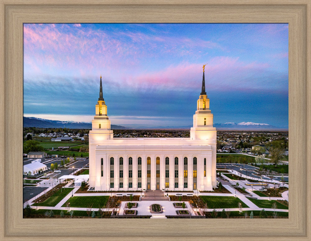 Layton Utah Temple - Dusk