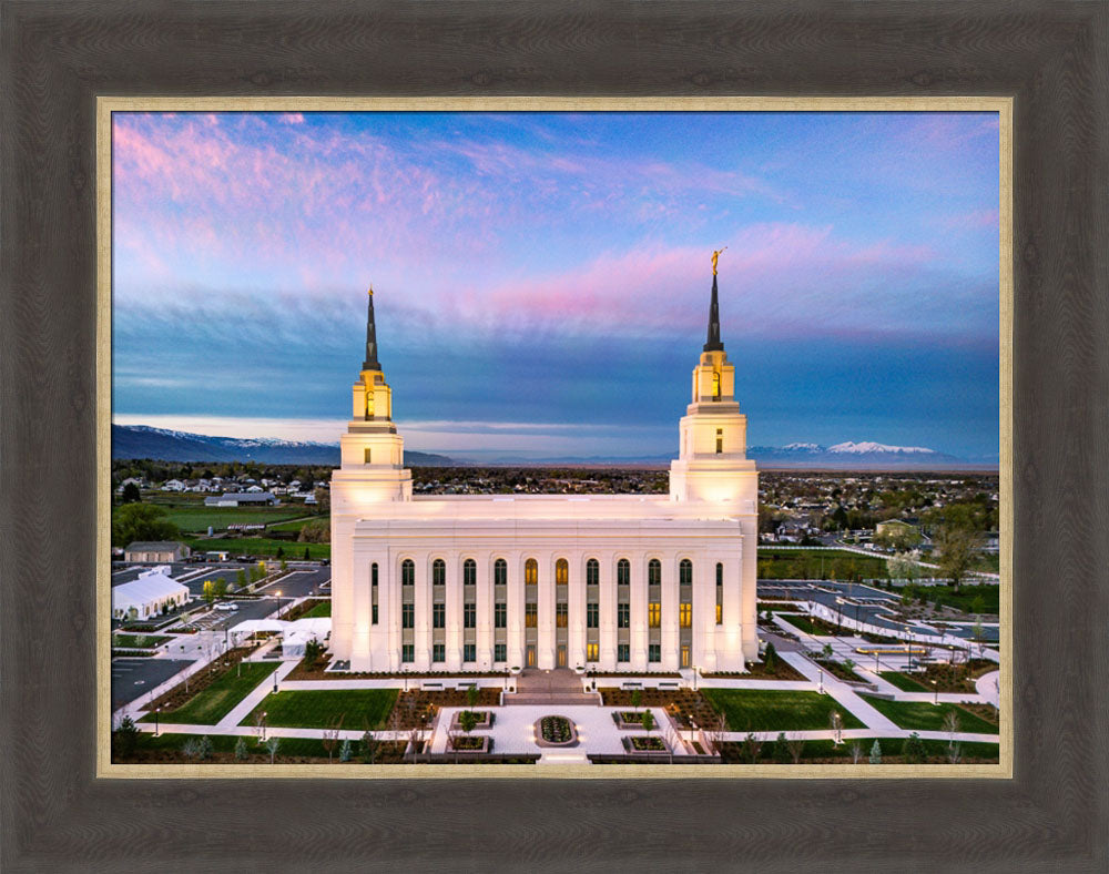 Layton Utah Temple - Dusk