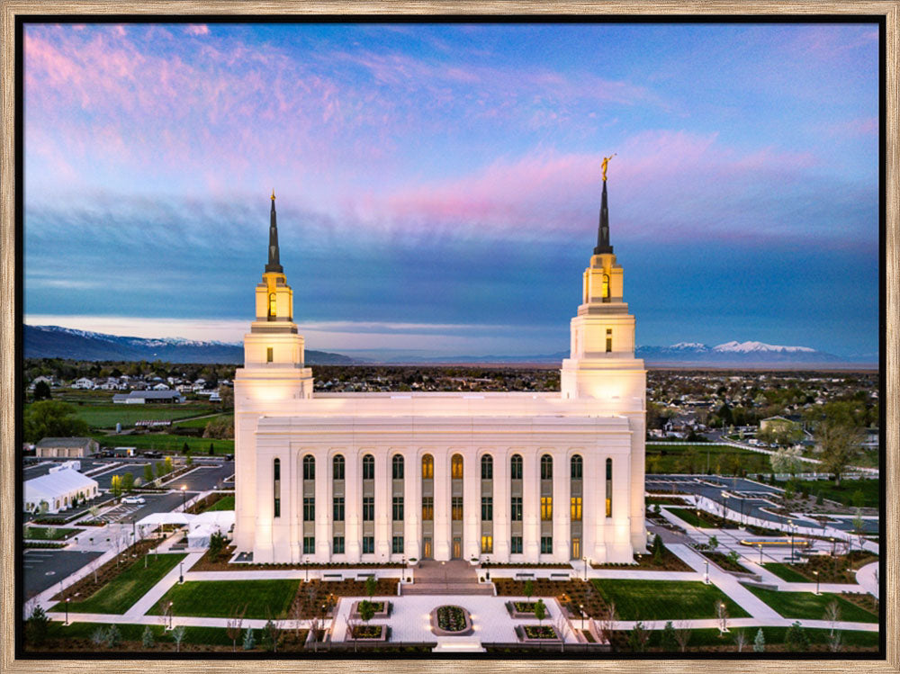Layton Utah Temple - Dusk