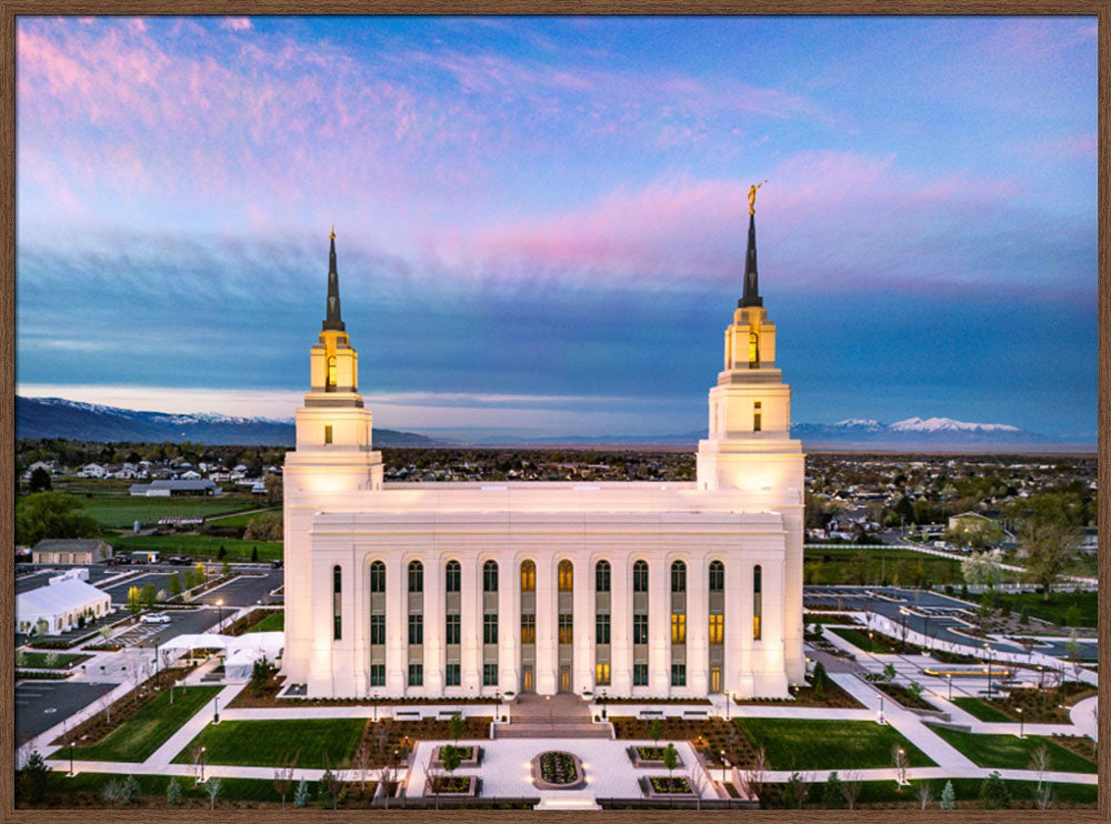 Layton Utah Temple - Dusk