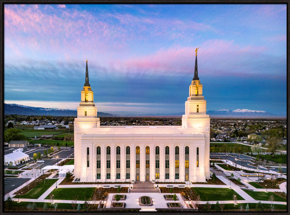 Layton Utah Temple - Dusk