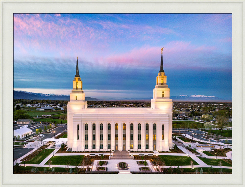 Layton Utah Temple - Dusk