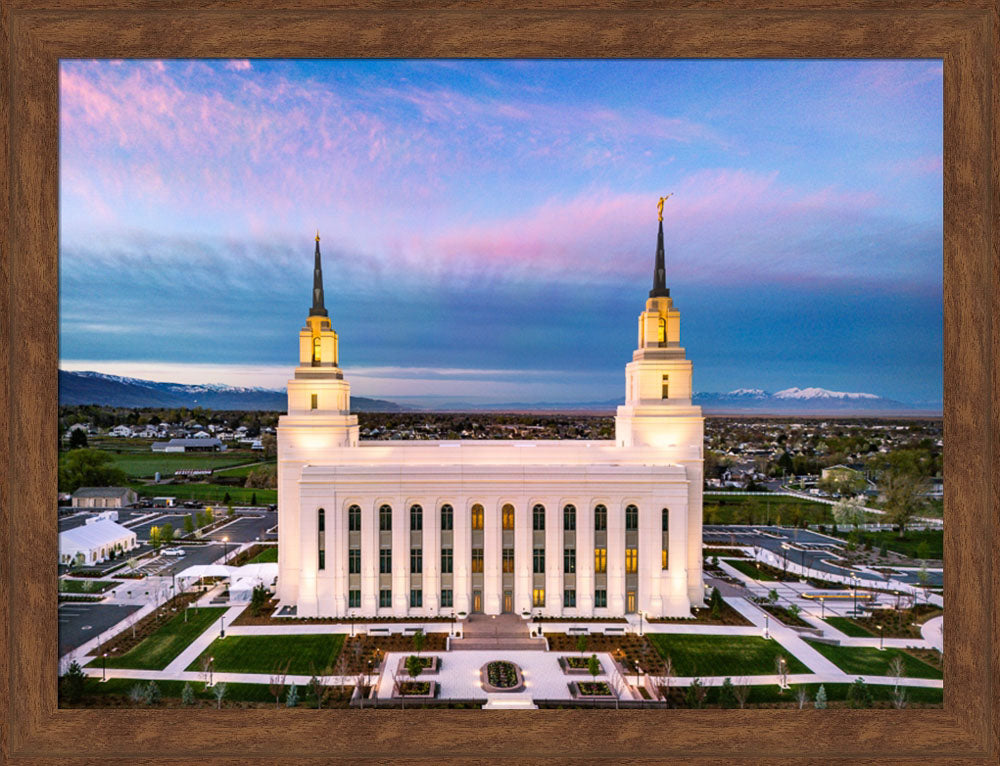 Layton Utah Temple - Dusk