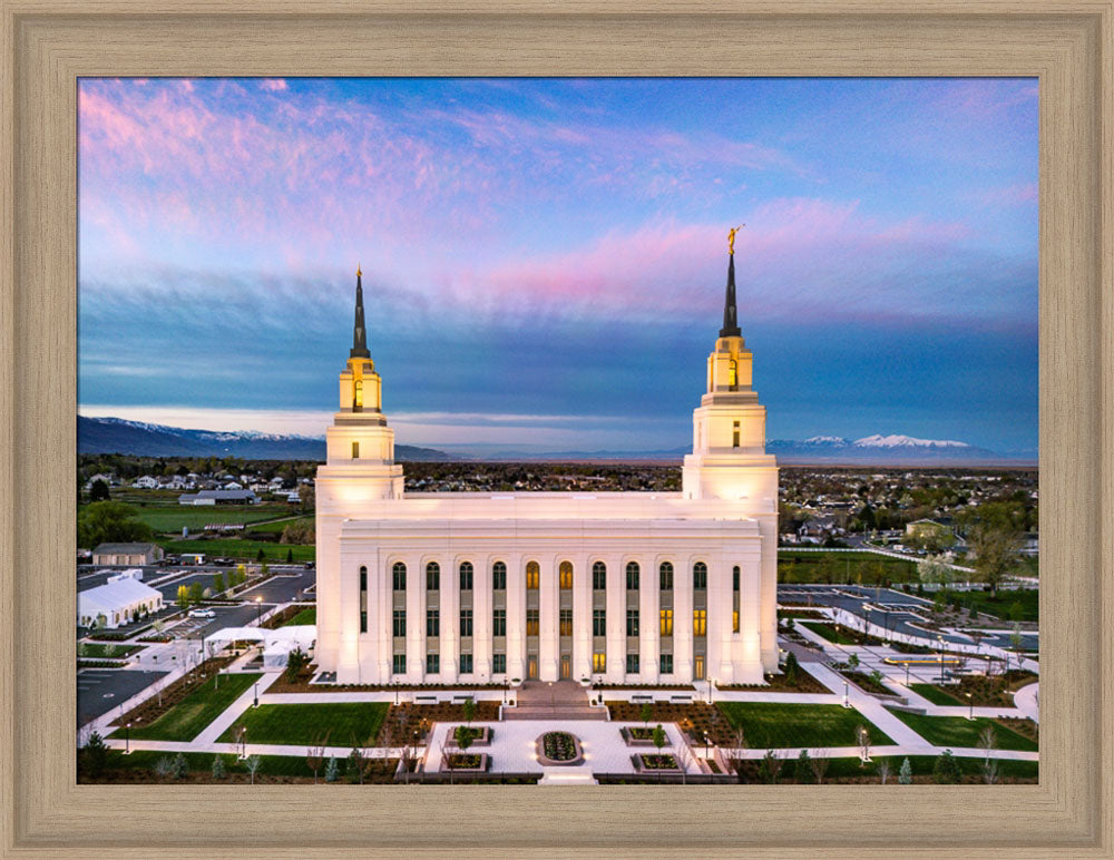 Layton Utah Temple - Dusk