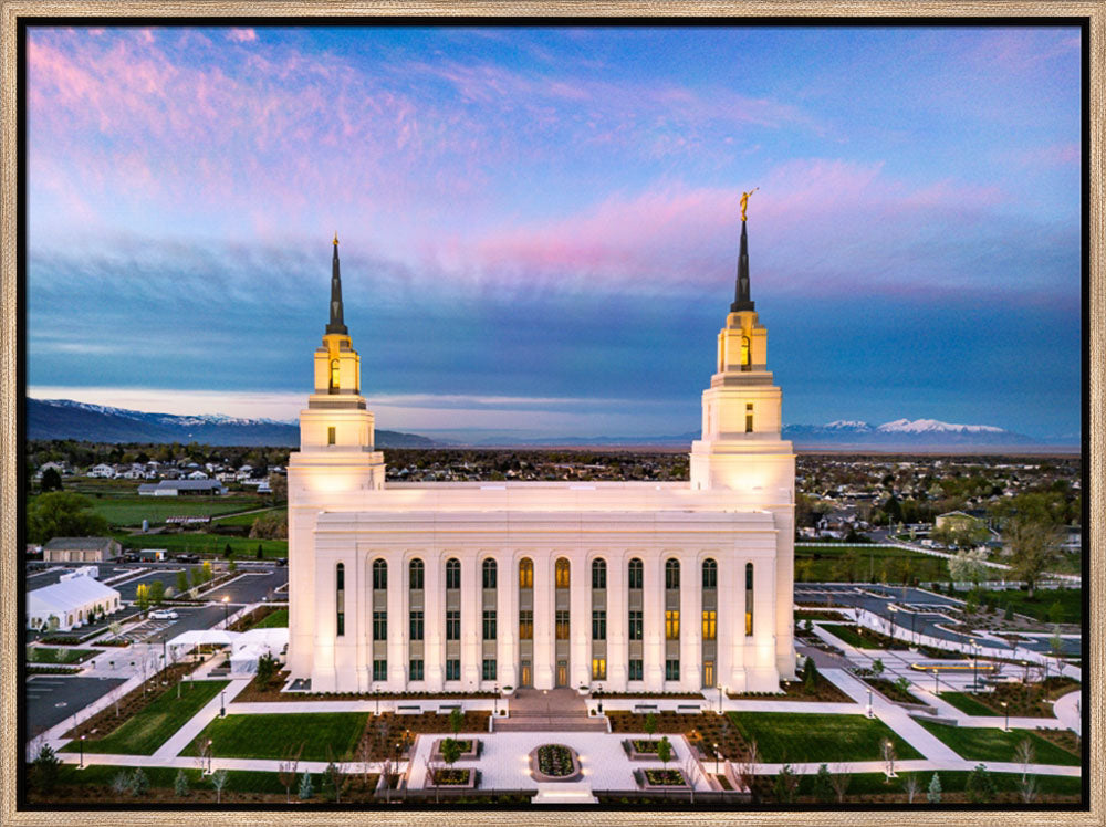 Layton Utah Temple - Dusk