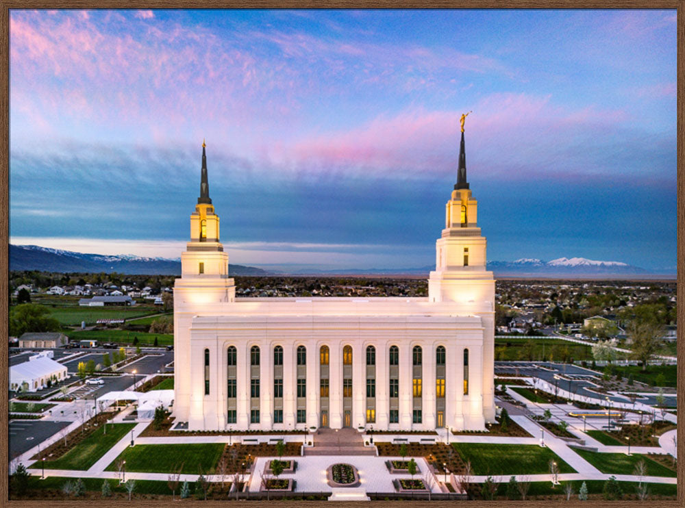 Layton Utah Temple - Dusk