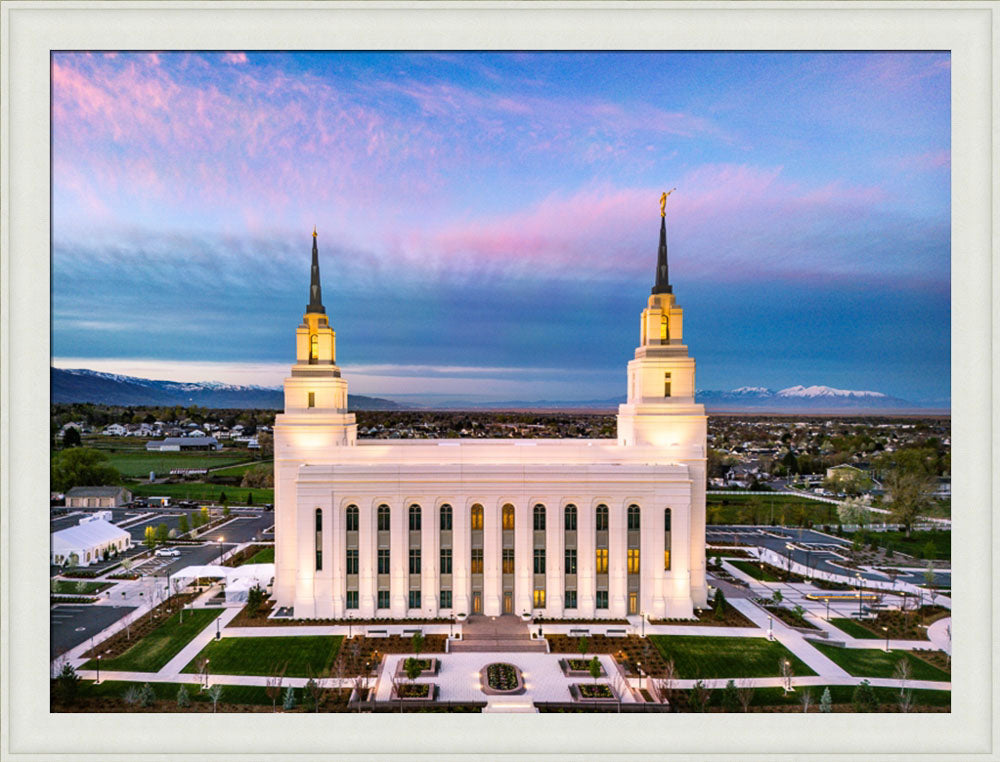 Layton Utah Temple - Dusk