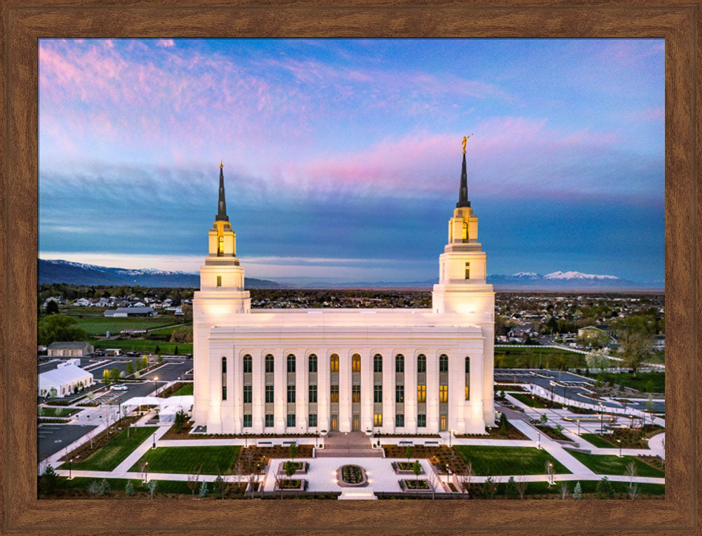 Layton Utah Temple - Dusk