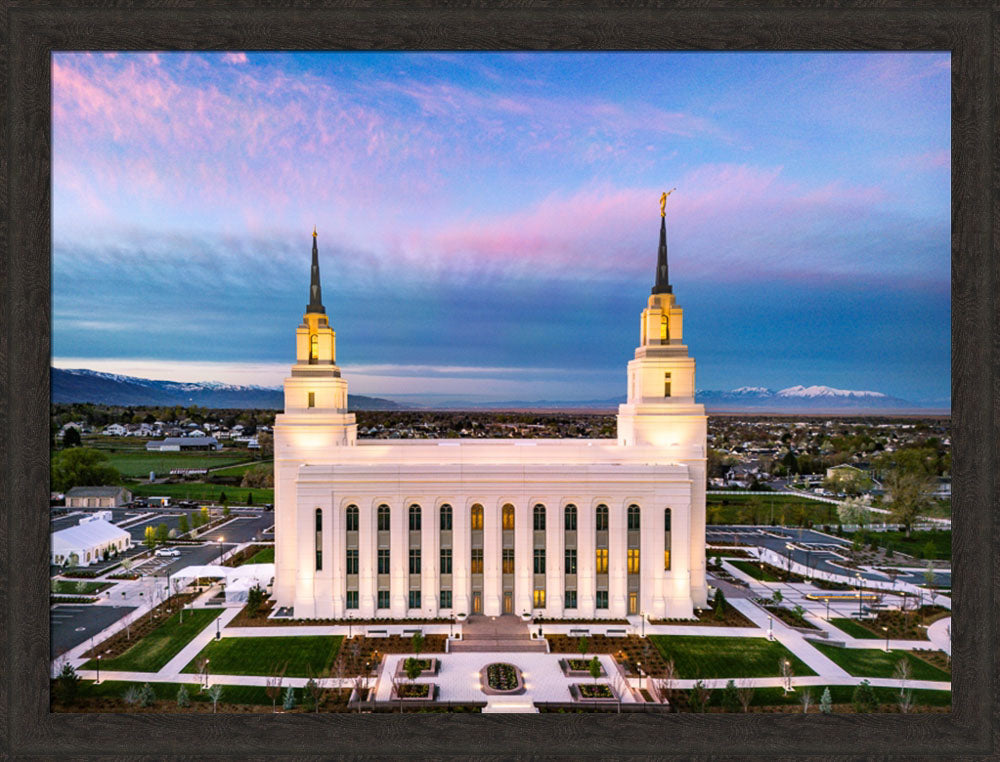 Layton Utah Temple - Dusk