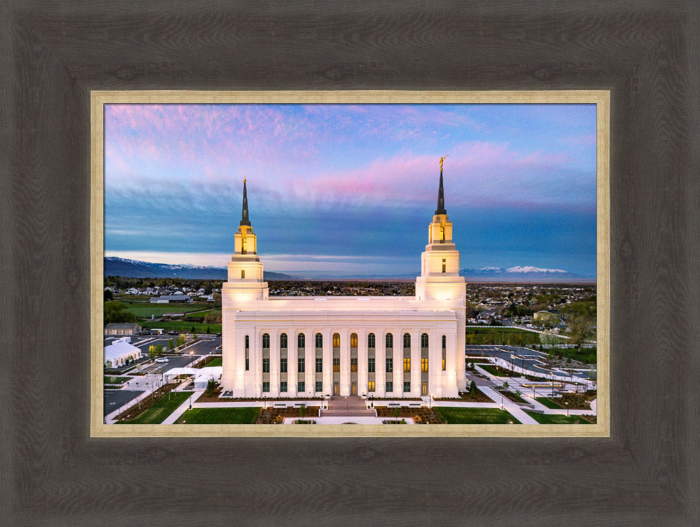 Layton Utah Temple - Dusk
