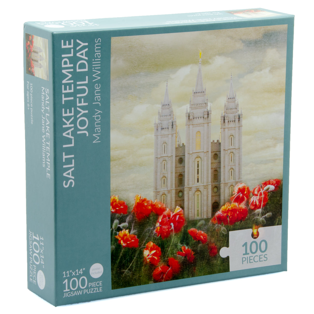 Saltlake Temple Jouful Day By Mandy Jane William - Altus Fine Arts