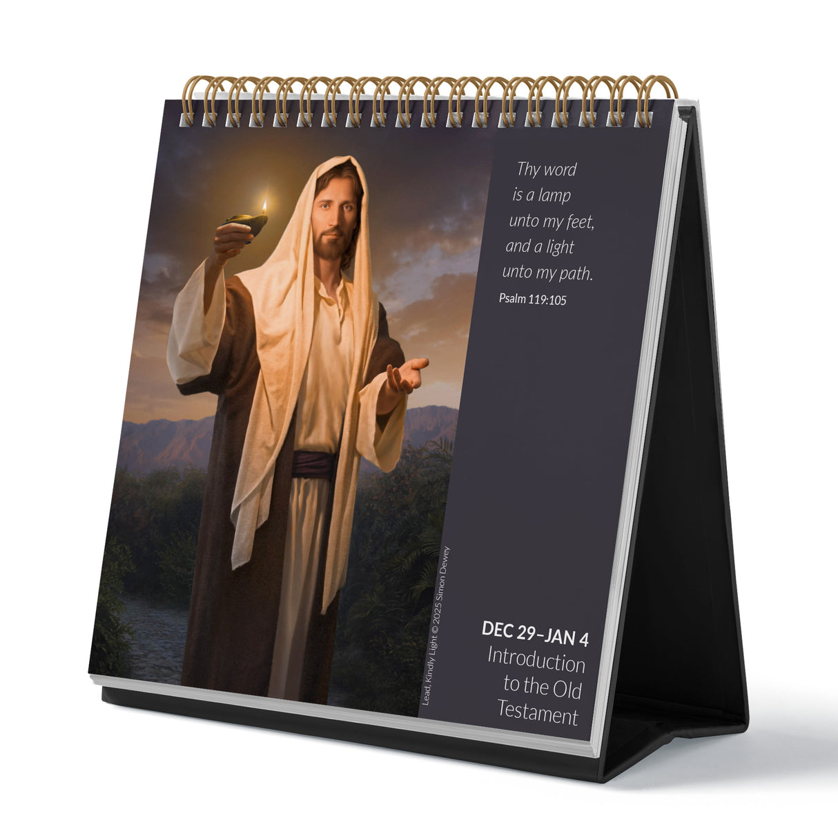 2026 Come, Follow Me Old Testament -Weekly Desk Calendar - Latter-day Saint Scripture Study Companion with Inspirational Artwork & Verses