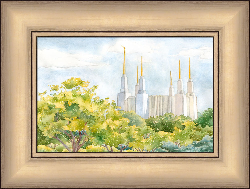 Washington DC Temple by Anne Bradham