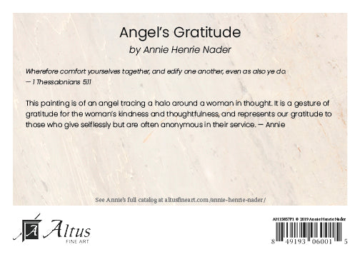 Angel's Gratitude by Annie Henrie Nader