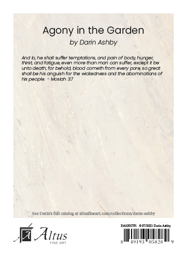 Agony in the Garden - After Franz Schwartz