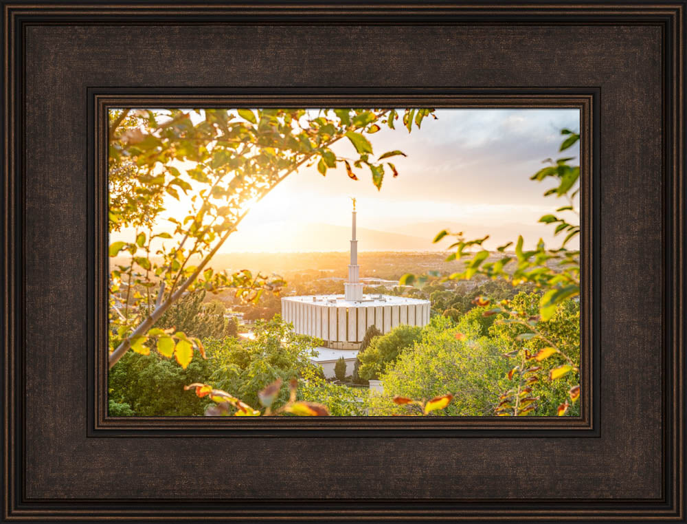 Provo Utah Temple - A Glorious Sight by Evan Lurker