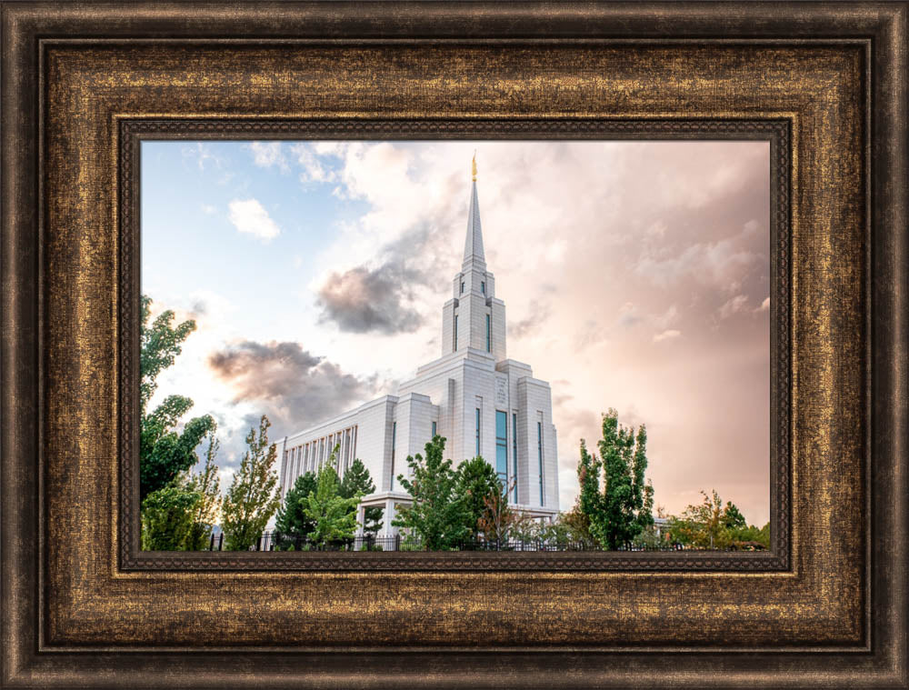 Oquirrh Mountain Temple - Light Prevails by Evan Lurker
