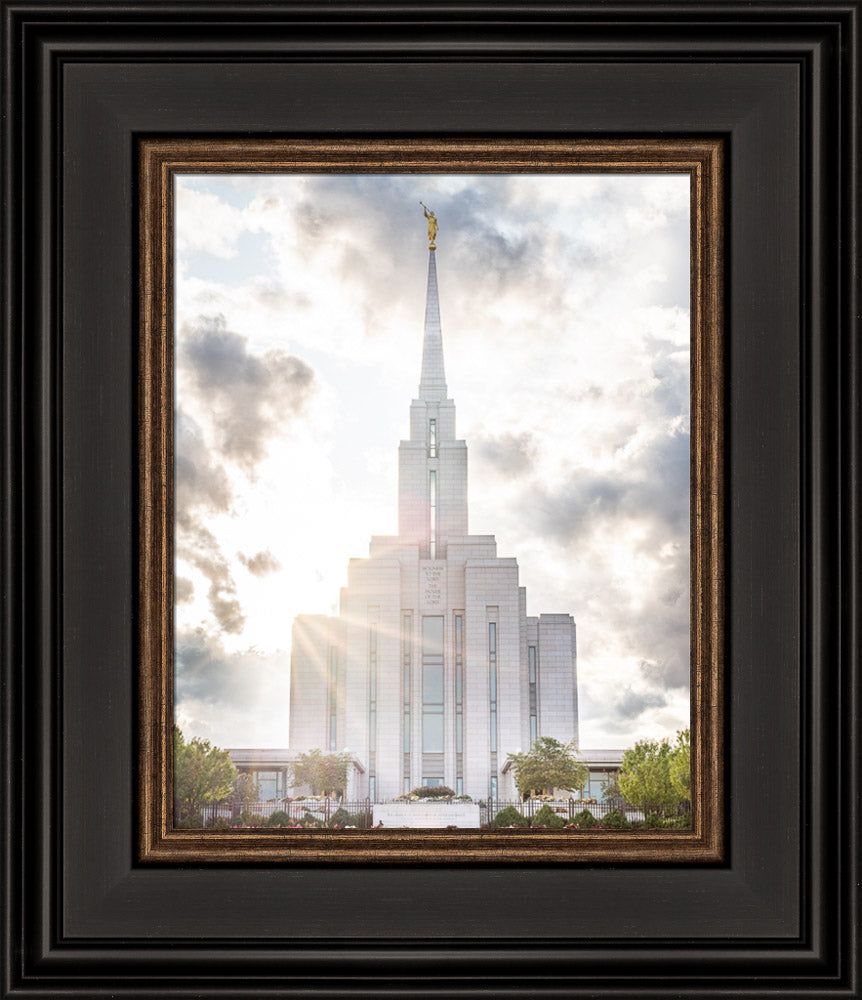 Oquirrh Mountain Temple - Glorious Light by Evan Lurker